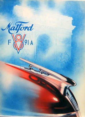 Couverture de MATFORD F 91 A  DEPLIANT