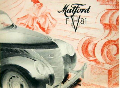 Couverture de MATFORD F 81 CATALOGUE