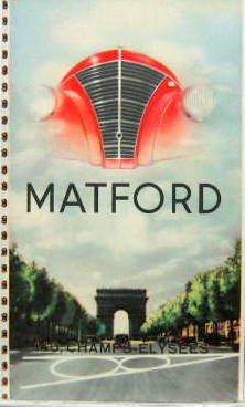 Couverture de MATFORD MAGASIN DES CHAMPS ELYSEES DEPLIANT