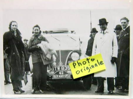 Couverture de 1939  MATFORD AU RALLYE DE MONTE CARLO PHOTO ORIGINALE