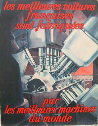 Couverture de MATFORD LES MEILLEURES VOITURES FRANCAISE SONT FABRIQUEES PAR LES MEILLEURES MACHINES DU MONDE  DEPLIANT