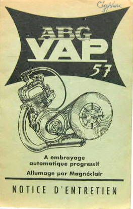 Couverture de VAP 57 A EMBRAYAGE AUTOMATIQUE PROGRESSIF MAGNECLAIR ENTRETIEN CATALOGUE DE PIECES DETACHEES