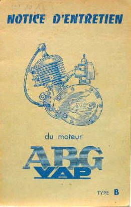 Couverture de VAP B ENTRETIEN CATALOGUE DE PIECES DETACHEES 1954