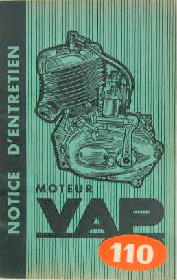 Couverture de VAP 110 ENTRETIEN NOMENCLATURE DES PIECES DETACHEES