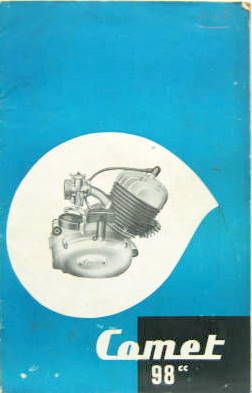 Couverture de COMET 98 CC FML LIVRET D'ENTRETIEN ET CATALOGUE DES PIECES DETACHEES
