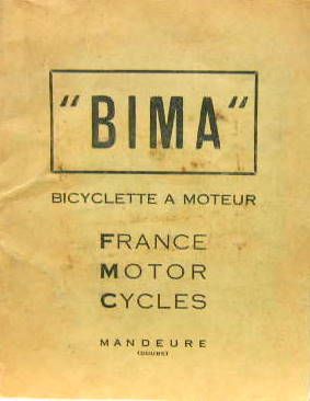 Couverture de FMC BIMA 49 CM3 LIVRET D'ENTRETIEN