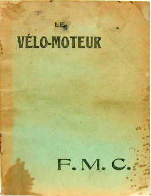 Couverture de 1933 FMC 100 CM3 LIVRET D'ENTRETIEN