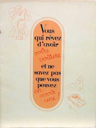 Couverture de SIMCA CINQ VOUS QUI REVEZ D'AVOIR VOTRE VOITURE