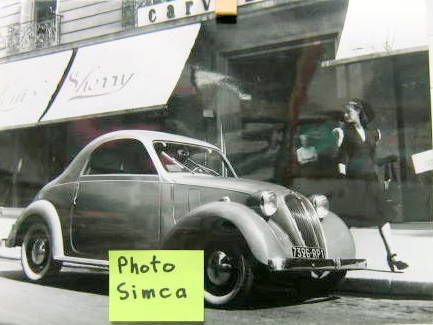Couverture de SIMCA 8 COUPE PHOTO SIMCA