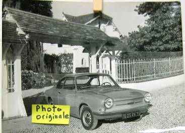 Couverture de SIMCA 1000 COUPE PHOTO ORIGINALE 1605RV75