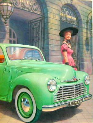 Couverture de 1948 SIMCA SIX AU DOS MONOPLACE GORDINI ET VICTOIRES 1948