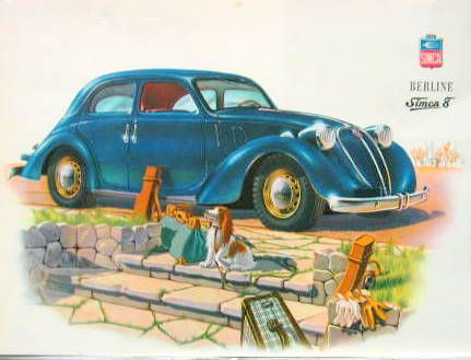 Couverture de SIMCA 8 1100 AVEC EPAGNEUL PROSPECTUS