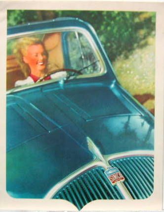 Couverture de 1947 SIMCA 8 1100 ET SIMCA CINQ DEPLIANT DESSIN DE CHAB