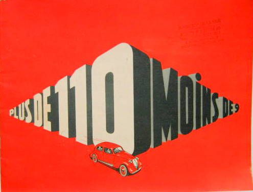 Couverture de SIMCA 8 1100 PLUS DE 110 MOINS DE 9  CATALOGUE
