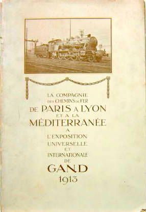 Couverture de 1913 PLM A L'EXPOSITION DE GAND