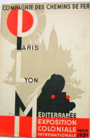 Couverture de 1931 EXPOSITION COLONIALE INTERNATIONALE PLM LOCOMOTIVES VOITURES ETC...