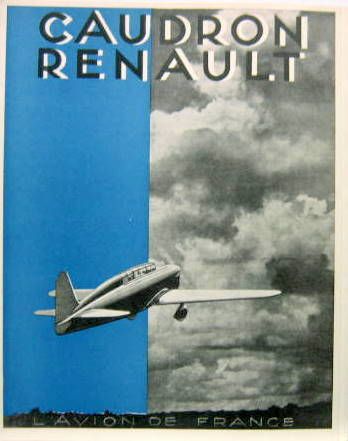 Couverture de 1934 CAUDRON LA GAMME ET LES RECORDS CATALOGUE