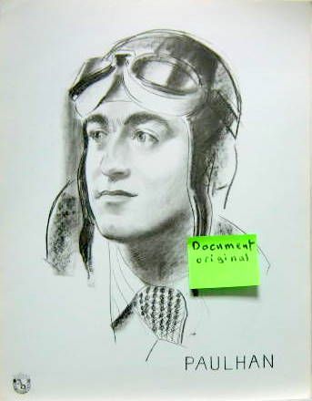 Couverture de PAULHAN  DESSIN DE ART ET DOCUMENT PRET A ETRE ENCADRE