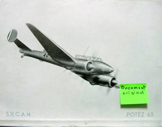 Couverture de POTEZ 63 SNCAN AU DOS DESCRIPTIF PROSPECTUS
