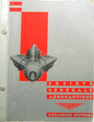 Couverture de 1937 SOCIETE GENERALE AERONAUTIQUE LORRAINE CATALOGUE DE LUXE DES MOTEURS DE 100 A 1000 CV AVEC HISTORIQUE ET USINES