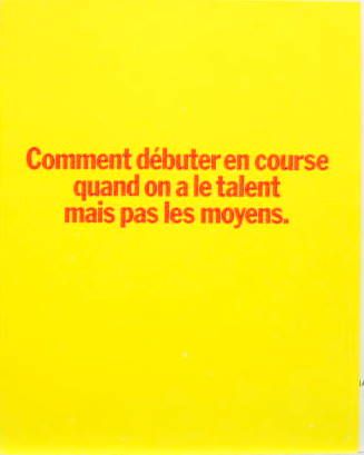 Couverture de SIMCA 1000 RACING TEAM DEPLIANT AU CENTRE POSTER