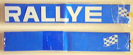 Couverture de RALLYE PARE SOLEIL D'EPOQUE POUR PAREBRISE POUR SIMCA 1000 OU AUTRE