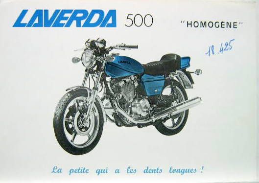 Couverture de 500  LAVERDA HOMOGENE PROSPECTUS