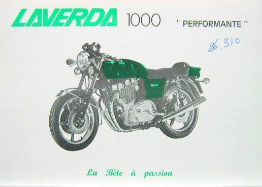 Couverture de 1000  LAVERDA PERFORMANTE  PROSPECTUS