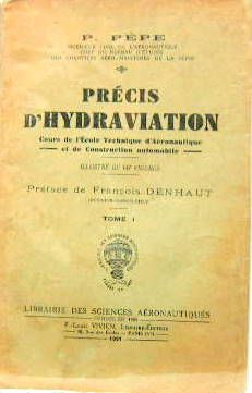 Couverture de 1931 PRECIS D'HYDRAVIATION TOME 1