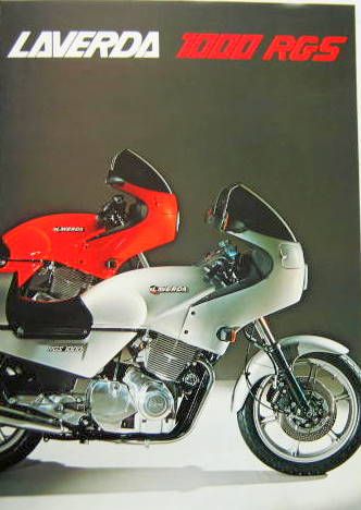 Couverture de 1000 RGS LAVERDA  DEPLIANT  EN ANGLAIS
