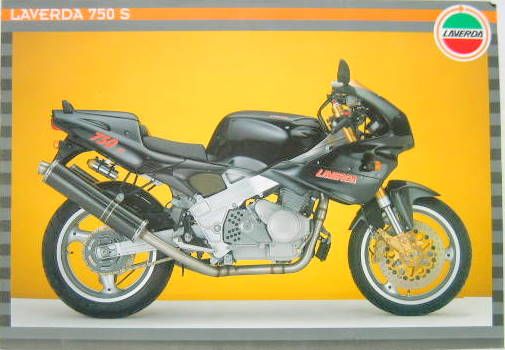 Couverture de 750 S LAVERDA DEPLIANT MULTILANGUE