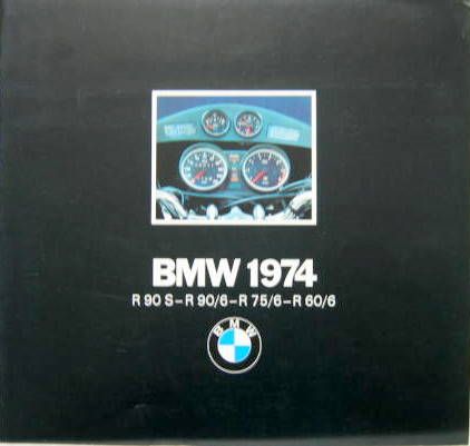 Couverture de 1974   BMW R90S R90/6 R75/6 R60/6 CATALOGUE