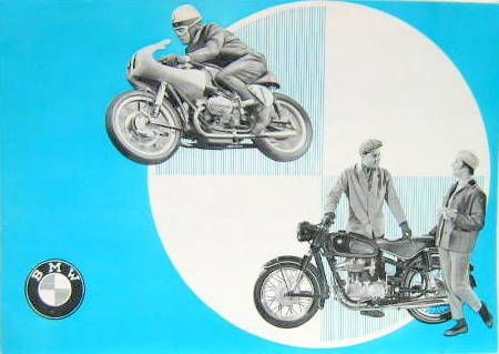 Couverture de 1958   BMW R26 R50 R60 R69  DEPLIANT