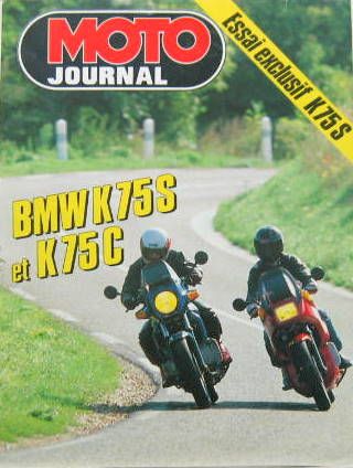 Couverture de 1986 BMW K75S K75C EXTRAIT DE MJ