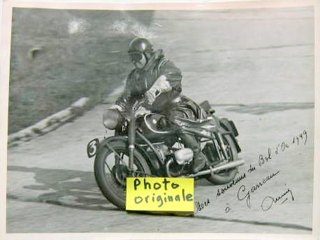 Couverture de 1949 SOUVENIR DU BOL D'OR DEDICACE A GARREAU PHOTO ORIGINALE