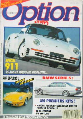 Couverture de OPTION AUTO  REVUE COLLECTION COMPLETE DU N°1 AU N°100