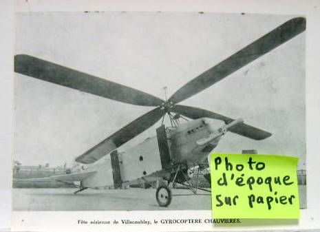 Couverture de FETE AERIENNE DE VILLACOUBLAY LE GIROCOPTERE CHAUVIERE