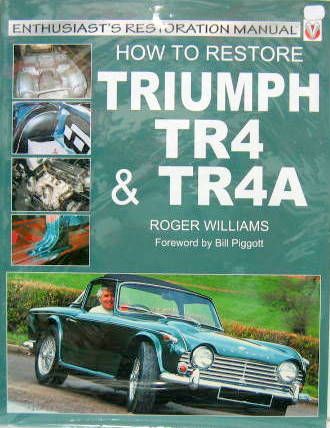 Couverture de HOW TO RESTORE TRIUMPH TR4 ET TR4A EN ANGLAIS