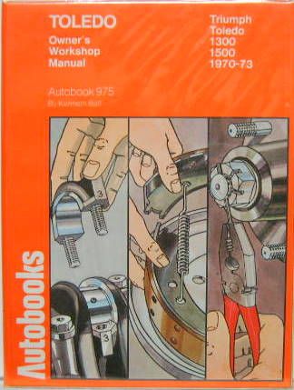 Couverture de TRIUMPH TOLEDO OWNER'S WORKSHOP MANUEL EN ANGLAIS AUTOBOOK