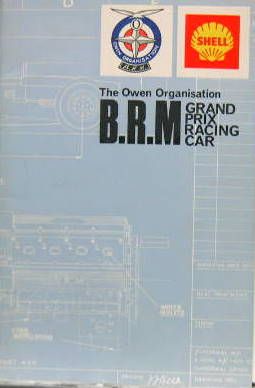 Couverture de 1968 THE OWEN ORGANISATION BRM GRAND PRIX RACING CAR PETIT HISTORIQUE EN ANGLAIS