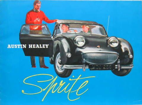 Couverture de 1958-5 AUSTIN HEALEY SPRITE CATALOGUE REF 1590