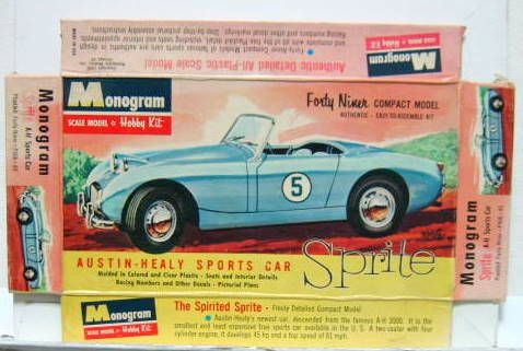 Couverture de AUSTIN HEALEY SPRITE COUVERCLE DE BOITE MONOGRAM
