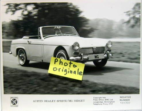 Couverture de AUSTIN HEALEY SPRITE MG PHOTO N°189702