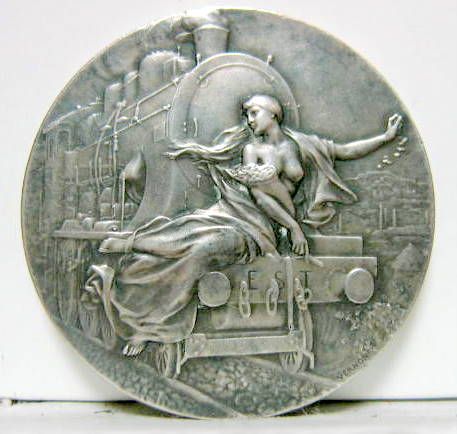 Couverture de COMPAGNIE DES CHEMINS DE FER DE L'EST MEDAILLE EN ARGENT