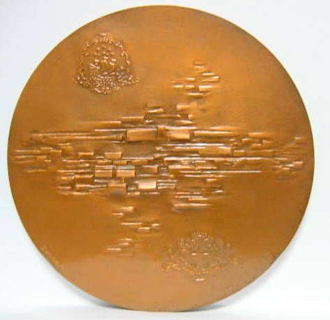 Couverture de 1962 SNCF PARIS MARSEILLE ELECTRIFICATION MEDAILLE EN BRONZE GRAVEUR DEMARCHI