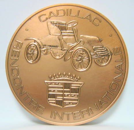 Couverture de 1903-1993 CADILLAC RENCONTRE INTERNATIONALE CASTELSARRASIN ST NICOLAS DE LA GRAVE  MEDAILLE EN BRONZE