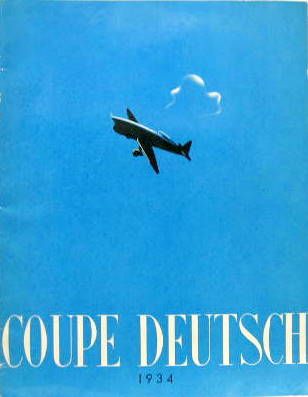 Couverture de 1934 COUPE DEUTSCH CAUDRON RENAULT CATALOGUE