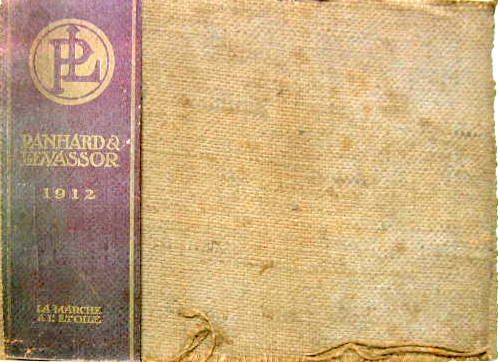 Couverture de 1912 PANHARD LA MARCHE A L'ETOILE  CATALOGUE