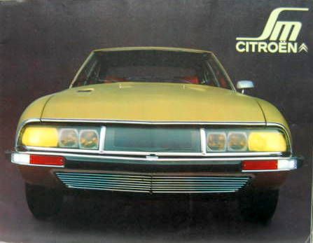 Couverture de CITROEN SM CARBURATEUR DEPLIANT