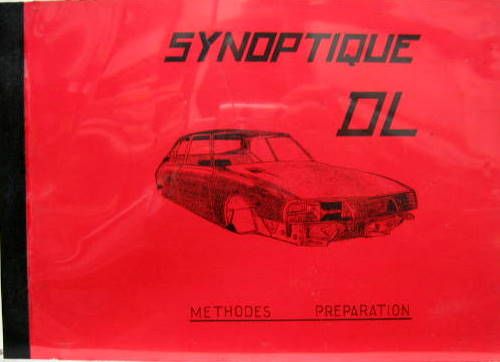Couverture de 1970 CITROEN SM METHODES DE PREPARATION DE CHEZ CHAUSSON POUR L'ASSEMBLAGE DES PIECES DE  CARROSSERIE  EN PHOTOCOPIES RELLIEES